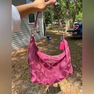 Hot Pink Vintage Coach Purse